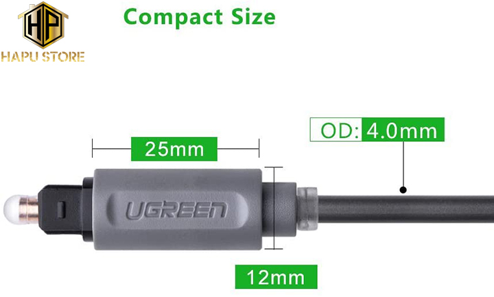 Ugreen 10768 - Cáp Audio quang ( Optical - Toslink ) dài 1m cao cấp