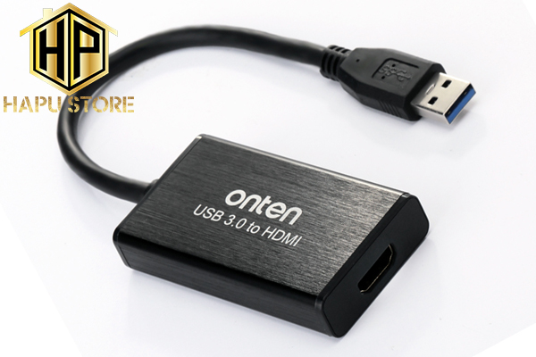 Cáp USB to HDMI Onten OTN-5202 chuẩn USB 3.0 hỗ trợ Full HD cao cấp
