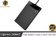 Hộp đựng ổ cứng 2.5 inch Ugreen 30847 chuẩn USB 3.0 dây liền tốc độ cao