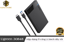 Hộp đựng ổ cứng 2.5 inch Ugreen 30848 chuẩn USB 3.0 tốc độ cao